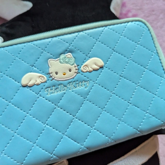 Hello Kitty blue Angel wallet cute - Picture 2 of 6